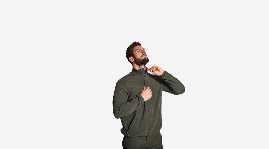 Men’s Fleece 100 Green | Megafeedz