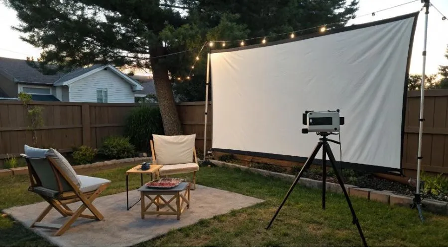 DIY Outdoor Projector Screen Ideas