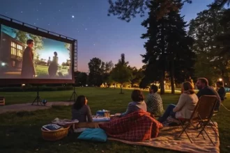 DIY outdoor projector screen ideas