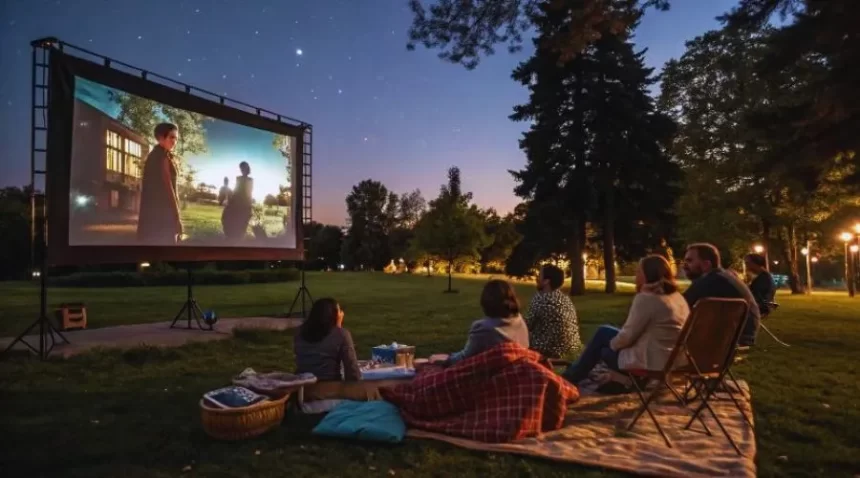 DIY outdoor projector screen ideas