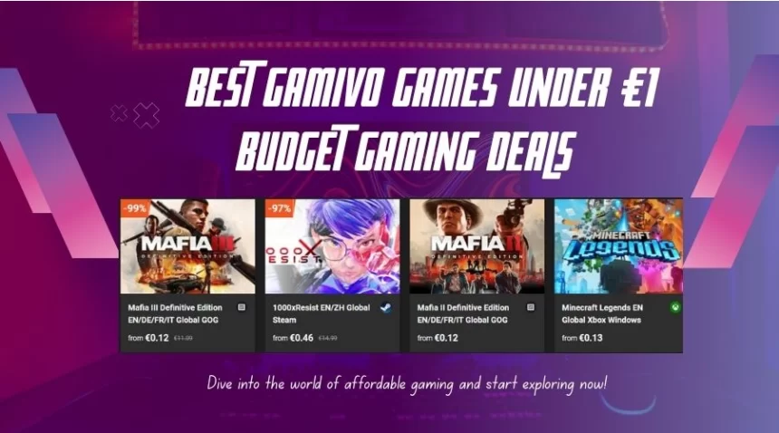 Best Gamivo Games Under €1