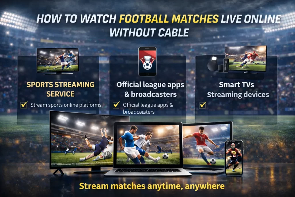How to stream football live online