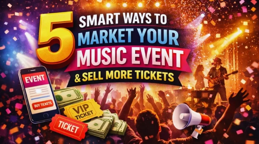 5 Smart Ways To Market Your Music Event And Sell More Tickets