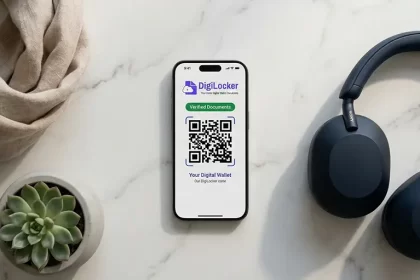 Flat-lay of 2026 travel essentials for an Indian vacation.