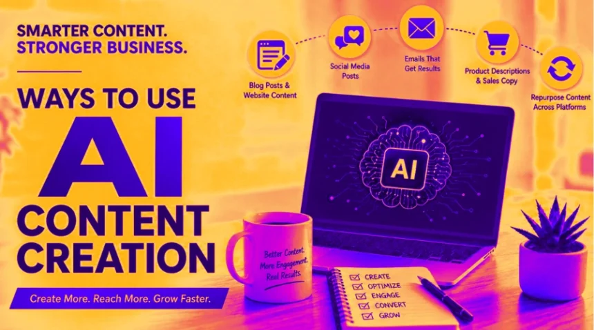 5 Ways To Use AI Content Creation To Grow Your Business