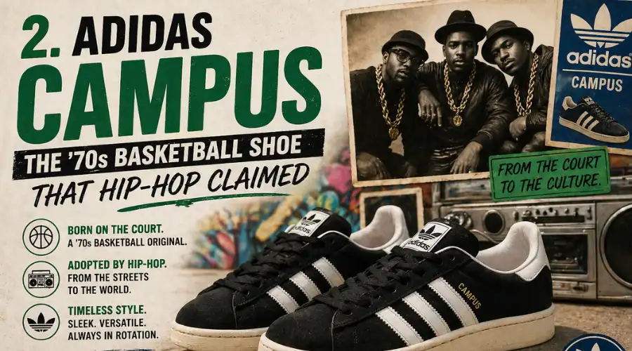 Adidas Campus - The '70s Basketball Shoe That Hip-Hop Claimed