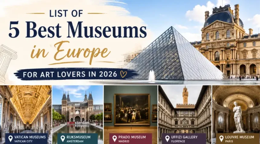5 Best Museums in Europe for Art Lovers in 2026