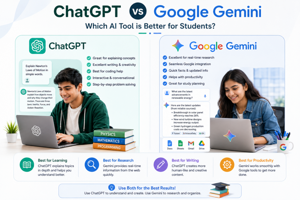 ChatGPT vs Google Gemini