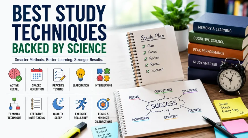 Best Study Techniques Backed by Science (2026 Guide)