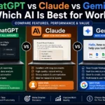 ChatGPT vs Claude vs Gemini comparison