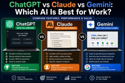 ChatGPT vs Claude vs Gemini comparison
