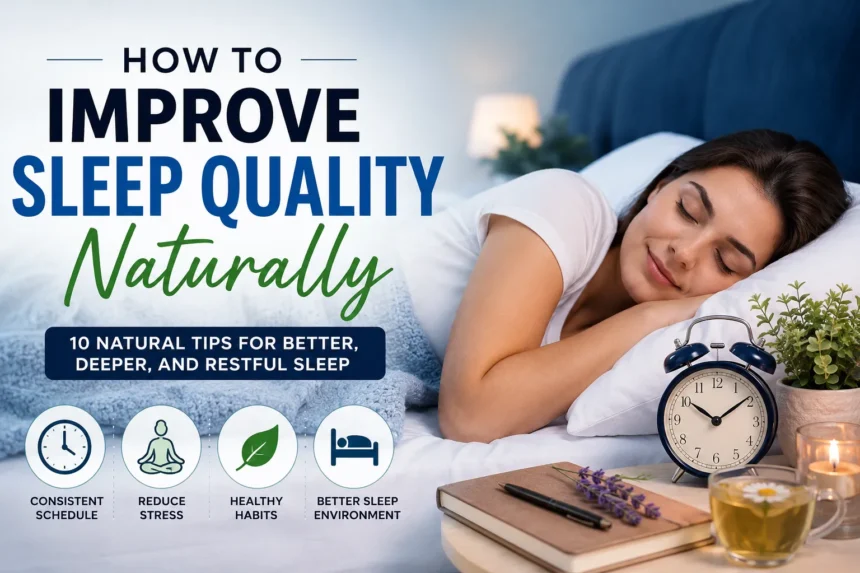 Improve your sleep naturally tips