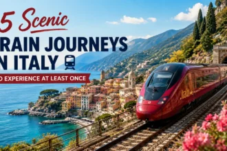 Scenic Train Journeys In Italy