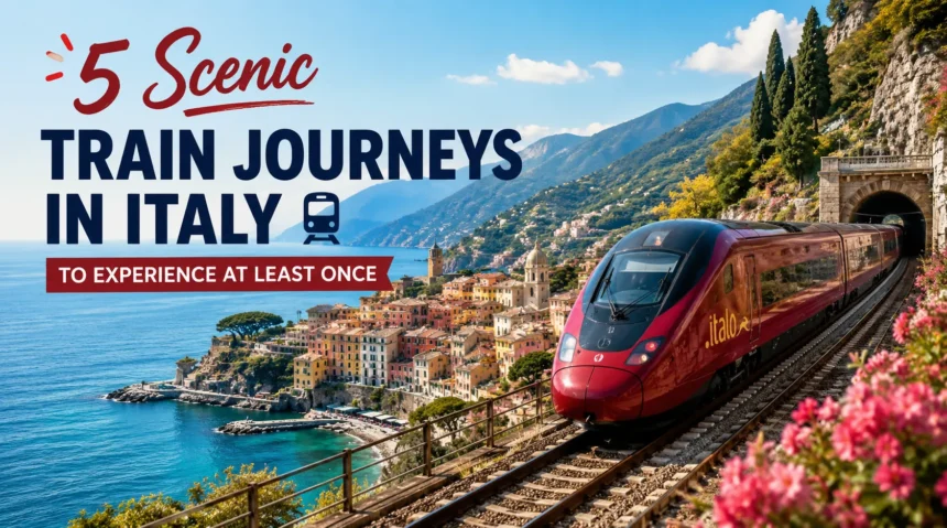 Scenic Train Journeys In Italy