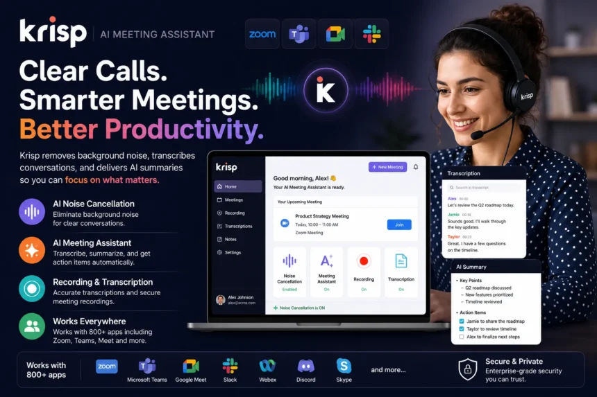 Clear calls, smarter meetings, better productivity