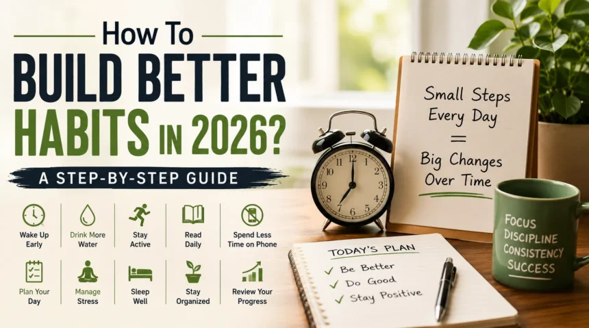How To Build Better Habits In 2026? A Step-by-Step Guide
